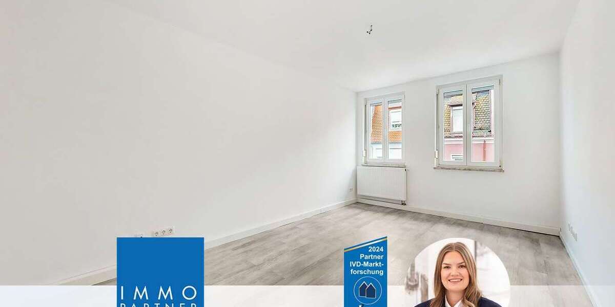 Etagenwohnung Nürnberg Eberhardshof - 3 Zimmer, 62 m&sup2;, 690&euro; | Angebot:25268803