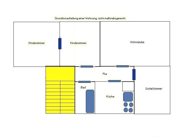 Etagenwohnung Probstzella - 4 Zimmer, 81 m&sup2;, 460&euro; | Angebot:26134114