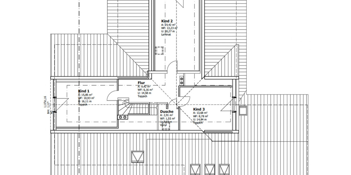 Maisonettenwohnung Ehra-Lessien Lessien - 6 Zimmer, 176 m&sup2;, 980&euro; | Angebot:25839715