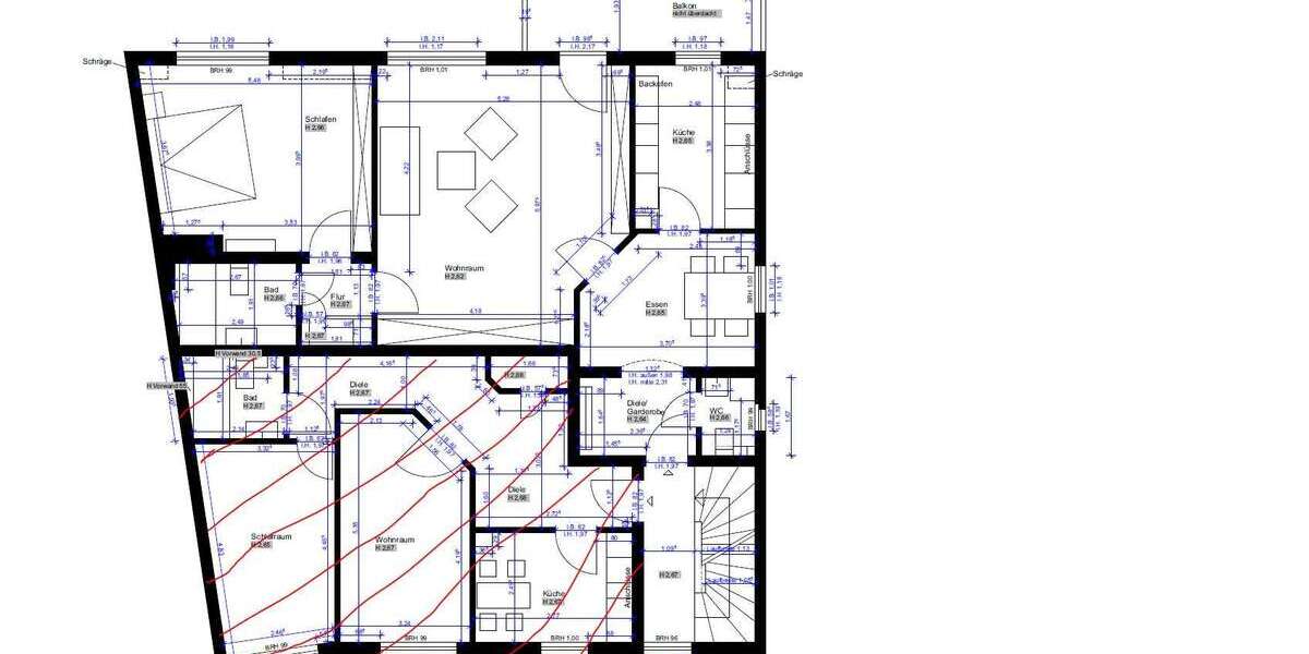 Etagenwohnung Dortmund Innenstadt West - 2.5 Zimmer, 86 m&sup2;, 750&euro; | Angebot:27055767