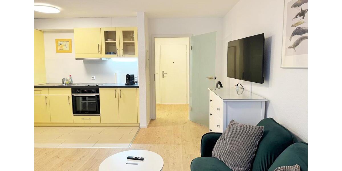 1-Zimmerwohnung mit Wlan, TV, Küche, Walk-In DuscheWC, Waschmaschine, Balkon und Parkplatz 1 zimmer