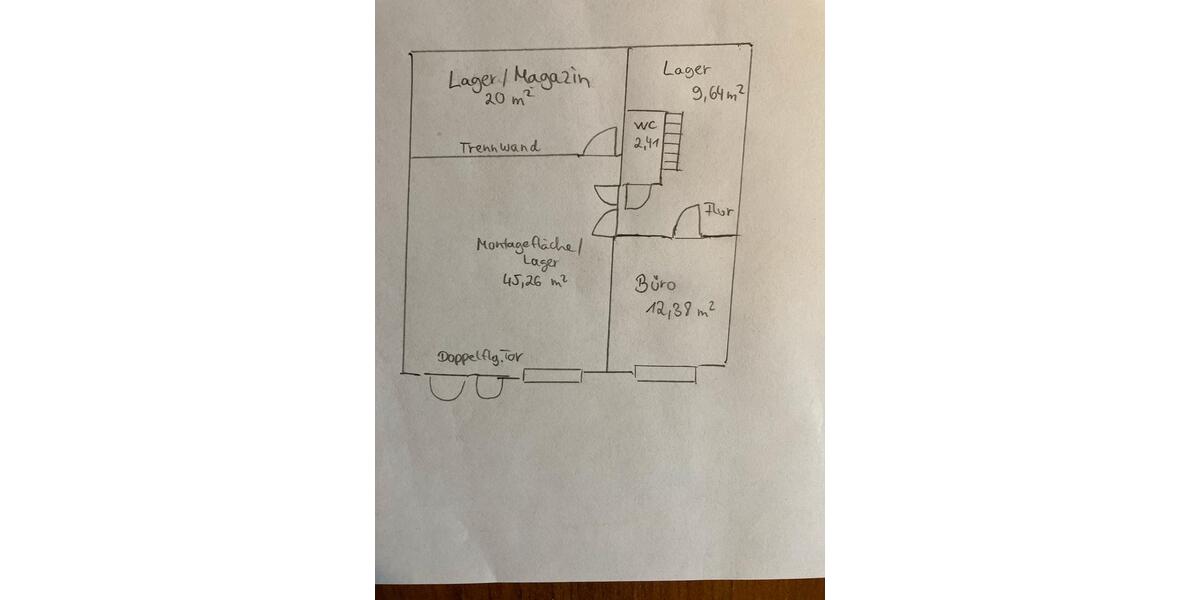 Yoga-Raum Werkstatt Lager zimmer