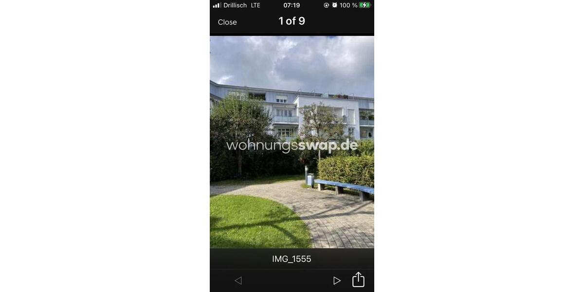 Etagenwohnung München Bogenhausen - 2 Zimmer, 61 m&sup2;, 1.100&euro; | Angebot:26145346