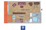 Etagenwohnung Arnsdorf - 2 Zimmer, 44 m&sup2;, 580&euro; | Angebot:25708923