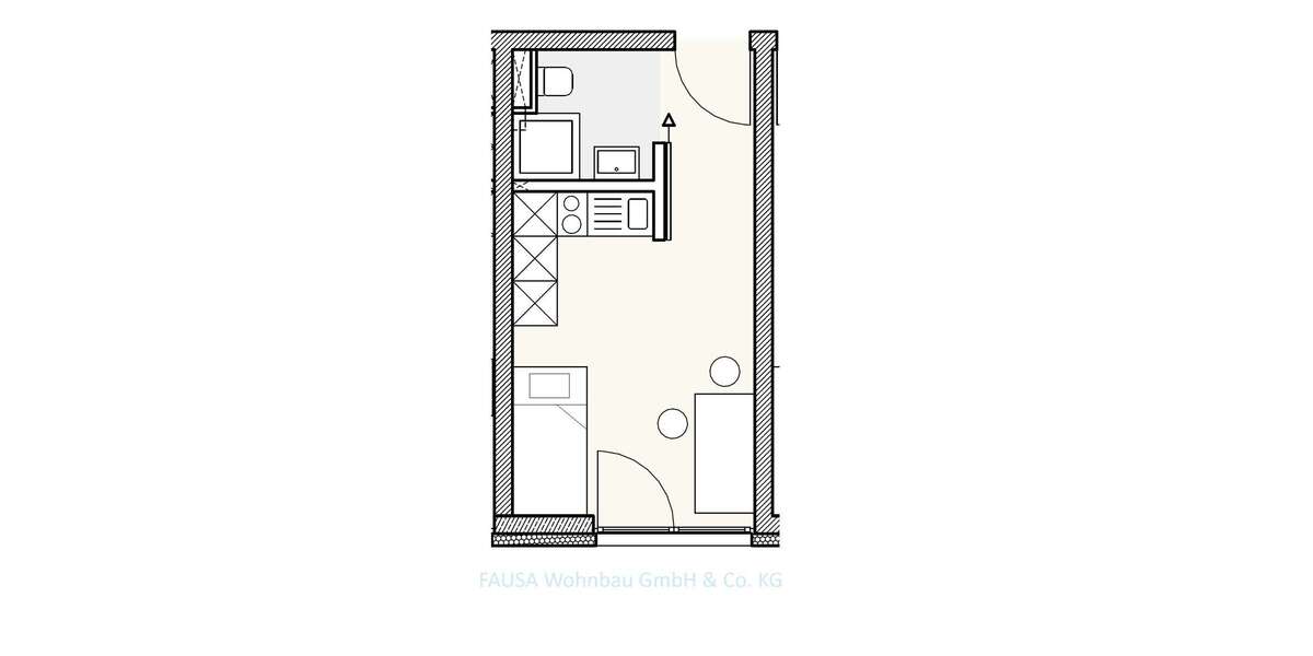 Wohnung zum Mieten in Bonn 425 € 20 m² 1 zimmer