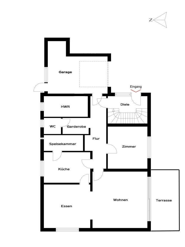 Großzügiges Einfamilienhaus mit eigenem Garten in Großen-Buseck 5 zimmer