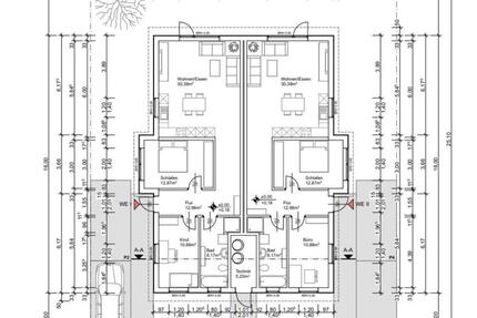 NEUBAU, Erstbezug, Doppelhaushälfte in ruhiger Lage zimmer