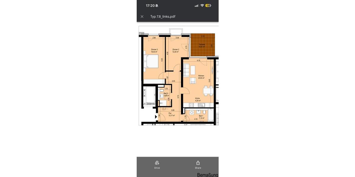 Wohnen auf Zeit Berlin Tempelhof-Schöneberg - 3 Zimmer, 85 m&sup2;, 950&euro; | Angebot:26693754
