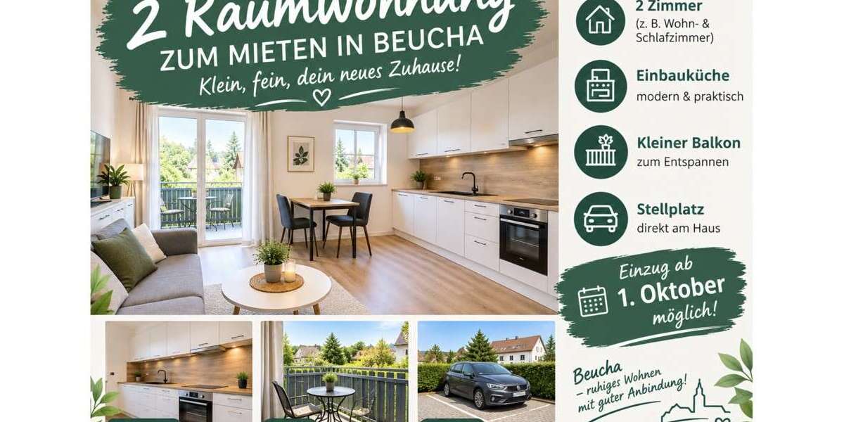 Etagenwohnung Beucha Beucha - 2 Zimmer, 48 m&sup2;, 385&euro; | Angebot:27454303
