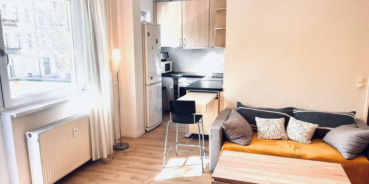Etagenwohnung Berlin Charlottenburg - 1 Zimmer, 34 m&sup2;, 800&euro; | Angebot:26740163