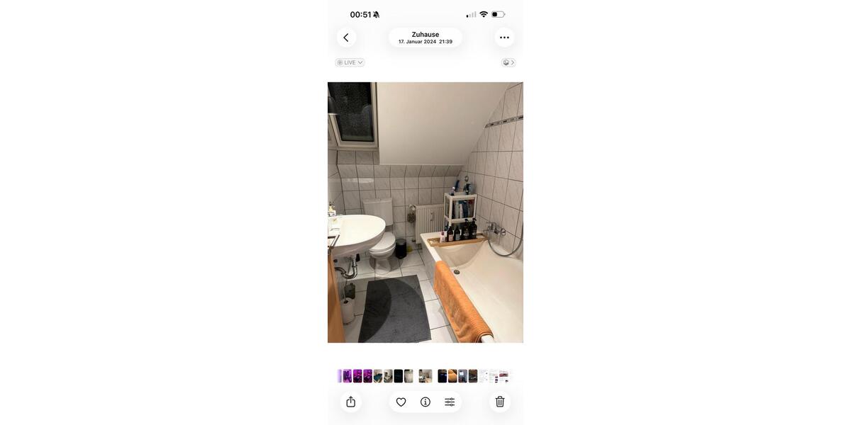 Dachgeschoßwohnung Essen Stadtbezirk II - 2 Zimmer, 55 m&sup2;, 675&euro; | Angebot:25882220