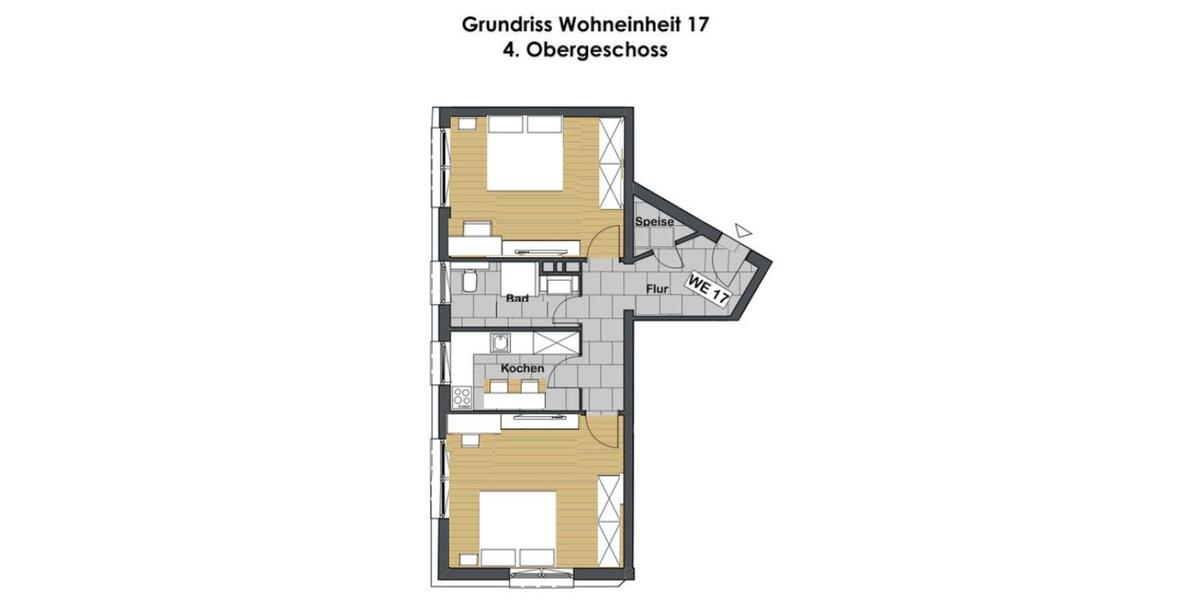 Etagenwohnung Nürnberg Gibitzenhof - 1 Zimmer, 30 m&sup2;, 490&euro; | Angebot:25639800