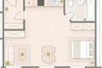 Etagenwohnung Halle (Saale) - 1 Zimmer, 38 m&sup2;, 400&euro; | Angebot:26662619