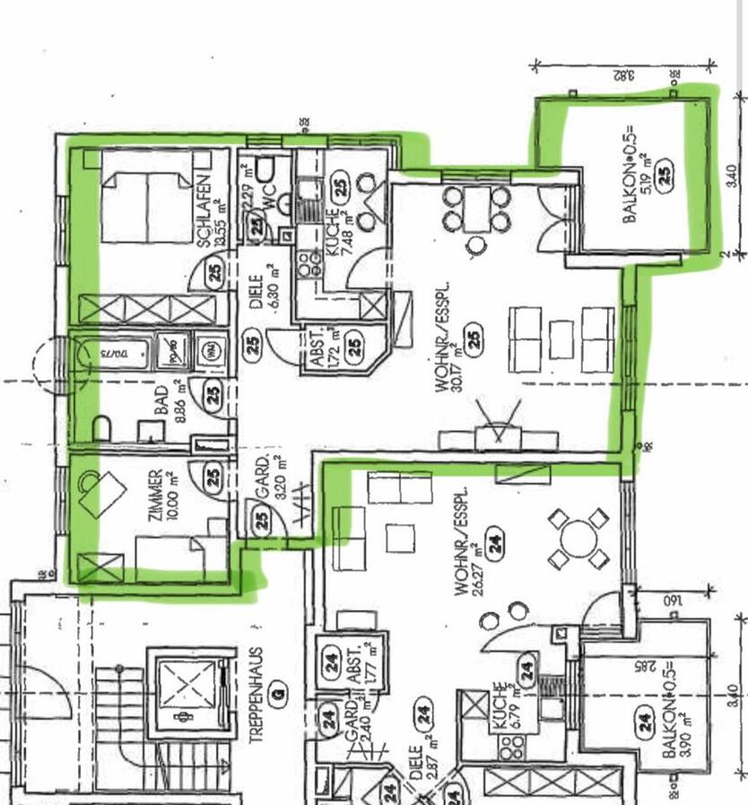 Schöne 3,5-Zimmer-Wohnung in Bad Dürrheim - ab 01.11 zu vermieten