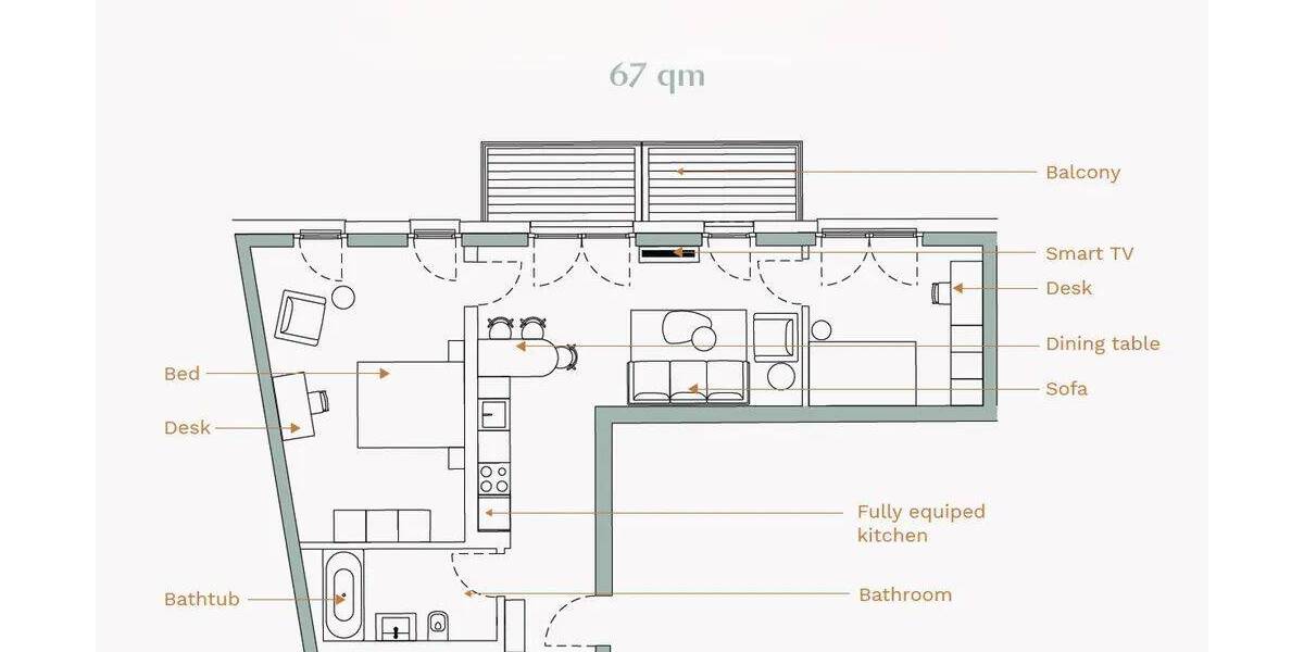 Etagenwohnung Berlin Neukölln - 3 Zimmer, 66 m&sup2;, 1.340&euro; | Angebot:26791518
