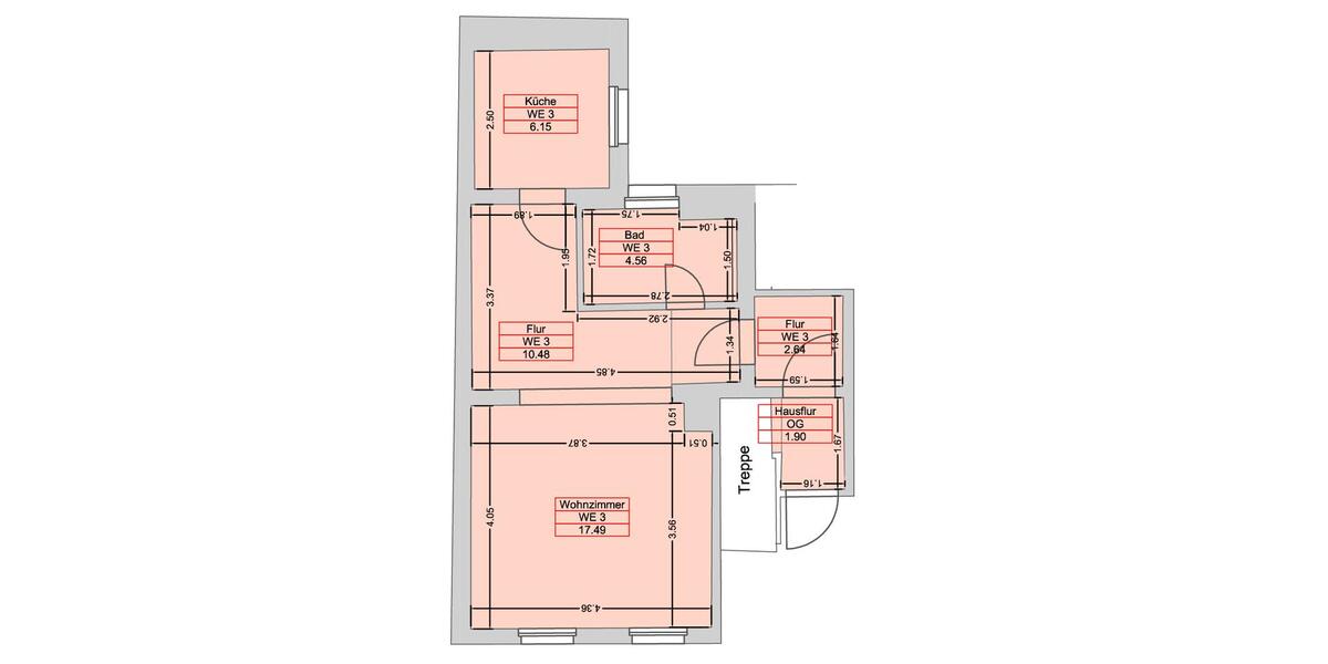 Etagenwohnung Bad Belzig - 1.5 Zimmer, 41 m&sup2;, 496&euro; | Angebot:26288298