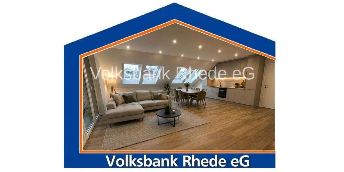 Etagenwohnung Rhede - 3 Zimmer, 109 m&sup2;, 1.249&euro; | Angebot:27283040