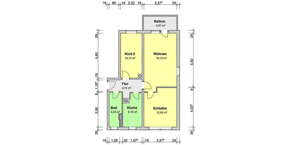 mein Rückzugsort-3-Zimmer-Wohnung in BerkaWerra 3 zimmer