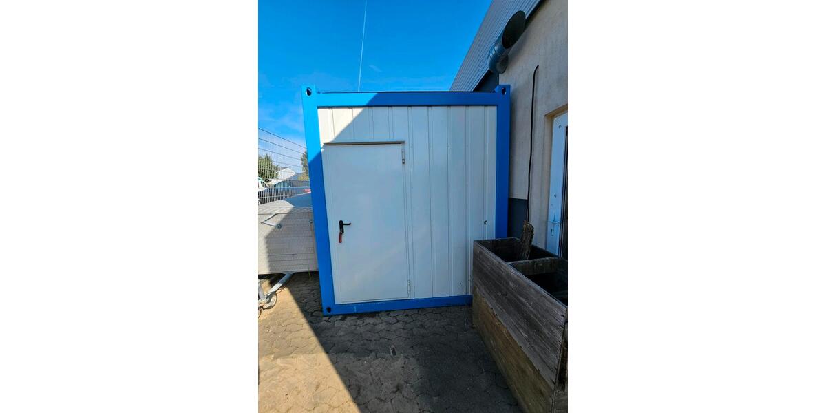 Bürocontainer Baustellencontainer Container 2.5×6m neuwertig zimmer