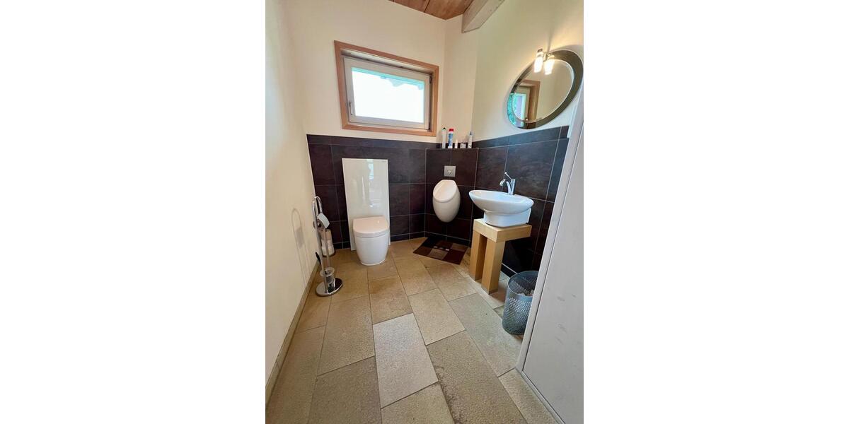 Büro Gewerbe Studio Atelier Praxis Office Holzhaus Bergblick EBK zimmer