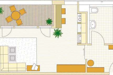 Wohnung Grafing b. München - 1 Zimmer, 39 m&sup2;, 695&euro; | Angebot:26821975