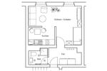 Etagenwohnung Glauchau - 1 Zimmer, 33 m&sup2;, 195&euro; | Angebot:26491703