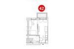 Etagenwohnung Braunschweig Wabe-Schunter-Beberbach - 2 Zimmer, 34 m&sup2;, 470&euro; | Angebot:26638044