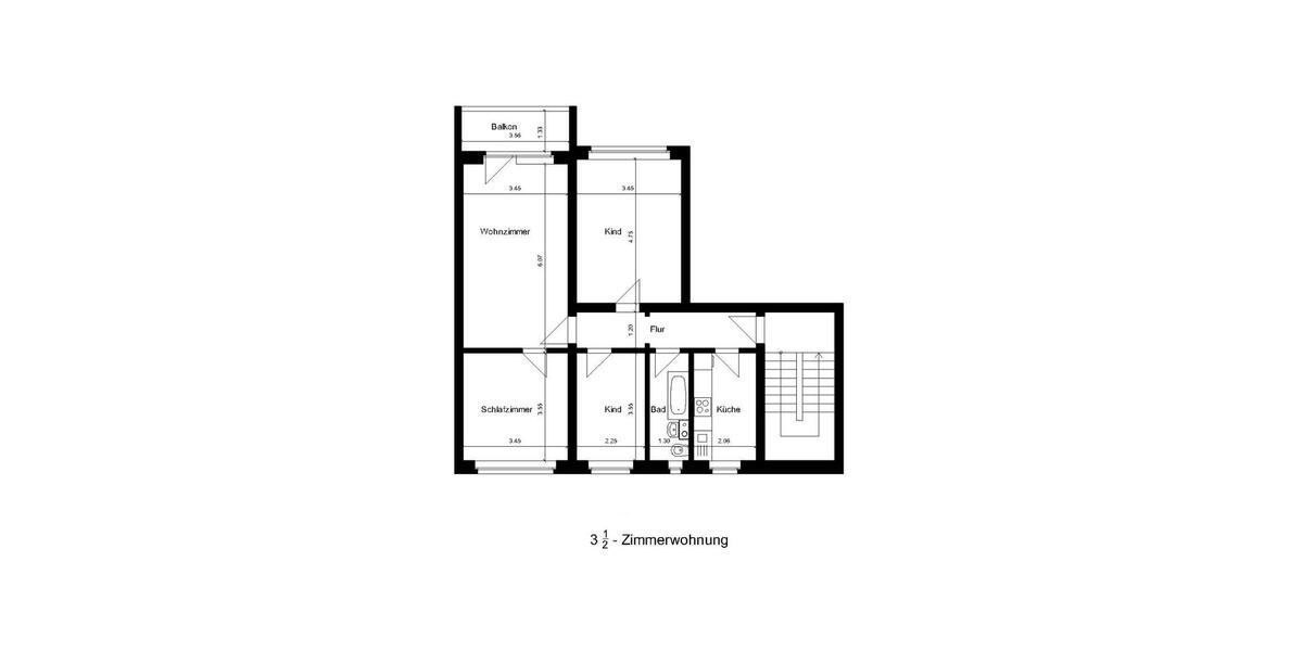 Etagenwohnung Mölln - 2 Zimmer, 52 m&sup2;, 317&euro; | Angebot:24577317