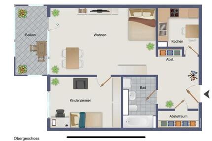 Wohnung Mannheim Innenstadt - 2 Zimmer, 62 m&sup2;, 850&euro; | Angebot:26677338