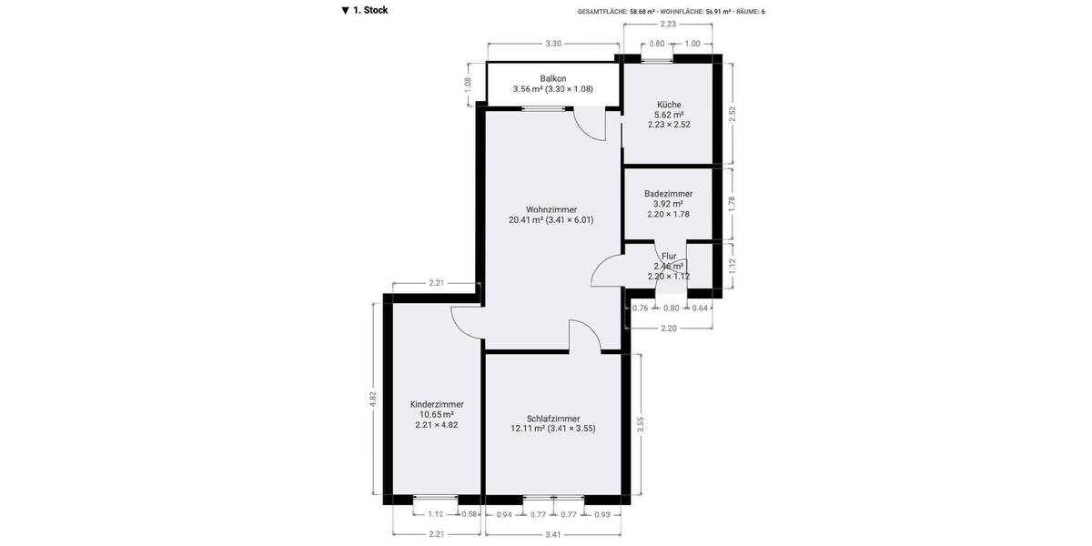 Etagenwohnung Fraureuth - 3 Zimmer, 58 m&sup2;, 380&euro; | Angebot:26741542