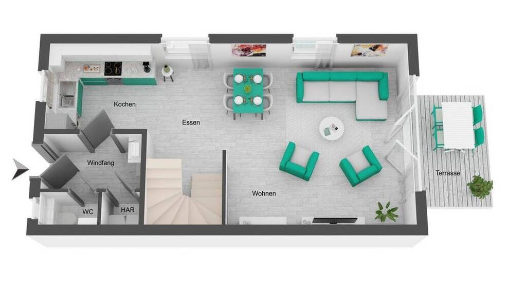 Ihr Haus zur Miete! 6 Zimmer mit Garten I 2 Stellplätze I 2 Bäder