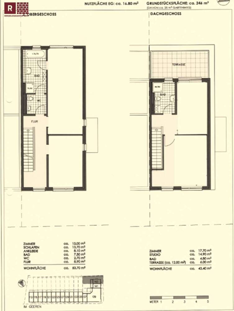 Großes Reiheneckhaus: fast 200m² auf vier Ebenen + Garten + Garage für die ganze Familie
