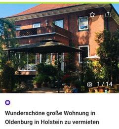 Wohnung Oldenburg in Holstein - 3.5 Zimmer, 110 m&sup2;, 1.150&euro; | Angebot:24390620
