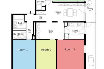 Zimmer München Schwabing - 1.159&euro; | Angebot:26745548