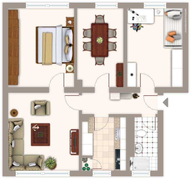 Wohnung zum Mieten in Mönchengladbach 599 € 63.97 m²