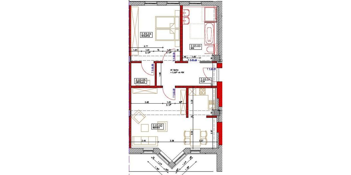 Etagenwohnung Sonneberg - 2 Zimmer, 81 m&sup2;, 764&euro; | Angebot:26195592