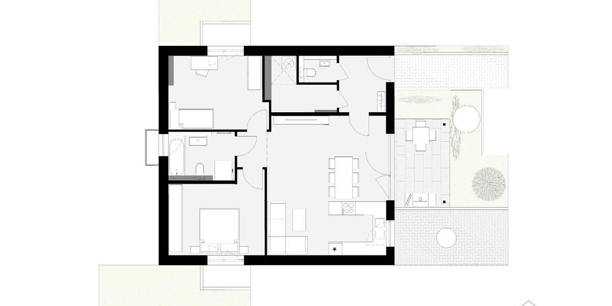 Erdgeschoßwohnung Igersheim - 3 Zimmer, 89 m&sup2;, 1.110&euro; | Angebot:24613415