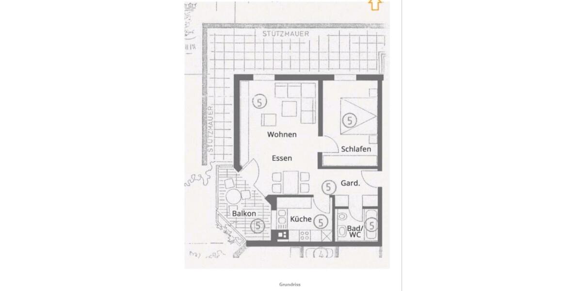 Etagenwohnung Plochingen - 2.5 Zimmer, 60 m&sup2;, 900&euro; | Angebot:26610113