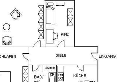 Wohnung Waldsassen - 3 Zimmer, 76 m&sup2;, 378&euro; | Angebot:26151258