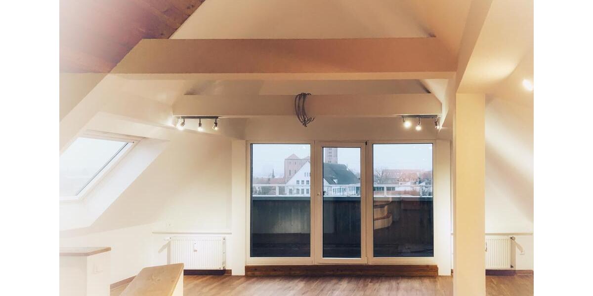 Dachgeschoßwohnung Augsburg Oberhausen - 2 Zimmer, 60 m&sup2;, 710&euro; | Angebot:26363013