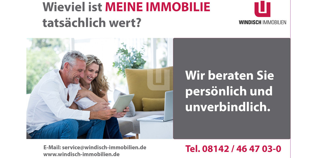 WINDISCH — Frisch renoviert und mit besonderer Architektur — 3-Zimmer-DG-Wohnung — bezugsfrei! - Dachgeschoßwohnung Fürstenfeldbruck | Angebot:24298906