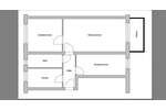 Etagenwohnung Bad Düben Weinbergshäuser - 3 Zimmer, 60 m&sup2;, 335&euro; | Angebot:25701607