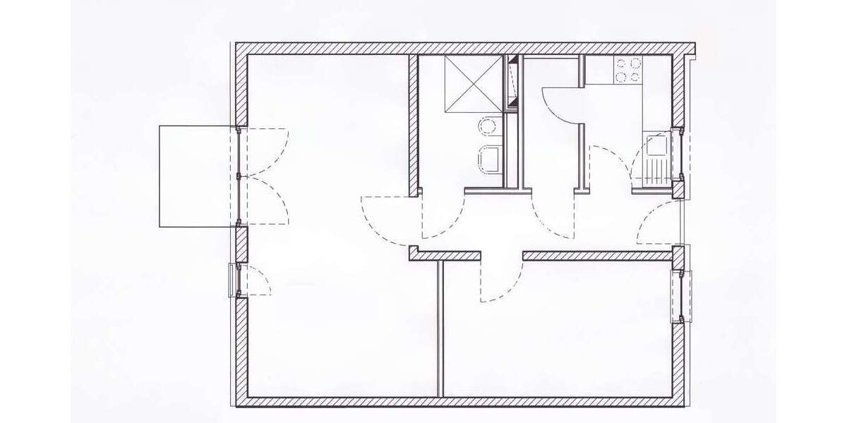 Etagenwohnung Ennepetal - 2 Zimmer, 61 m&sup2;, 500&euro; | Angebot:26781376