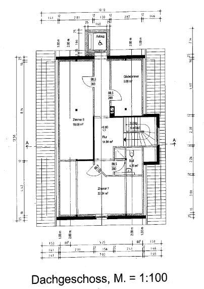 Dachgeschoßwohnung Krumbach (Schwaben) - 1 Zimmer, 23 m&sup2;, 380&euro; | Angebot:26533453
