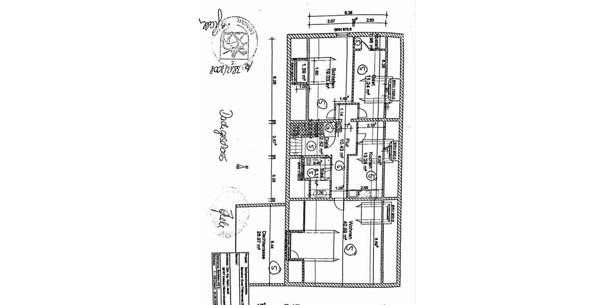 Dachgeschoßwohnung Magdeburg Brückfeld - 3 Zimmer, 113 m&sup2;, 1.277&euro; | Angebot:26080138