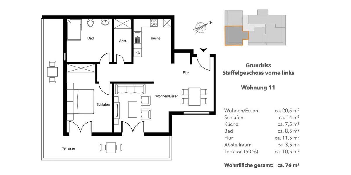 Einfamilienhaus Seligenstadt - 2.5 Zimmer, 86 m&sup2;, 1.499&euro; | Angebot:23406578