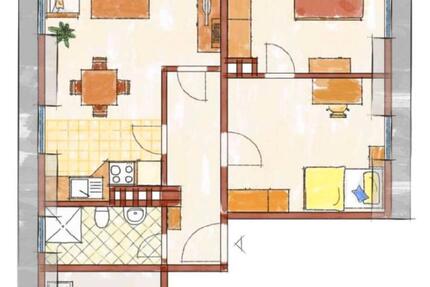 Wohnung Sömmerda - 3 Zimmer, 60 m&sup2;, 490&euro; | Angebot:25995880