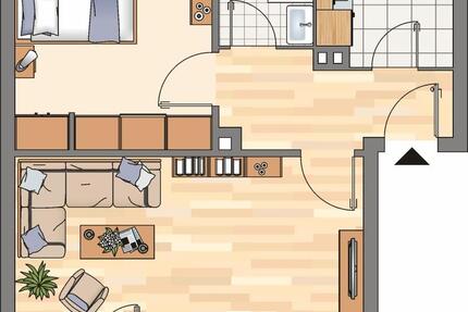 2-Zimmer-Wohnung in Flensburg Weiche 2 zimmer