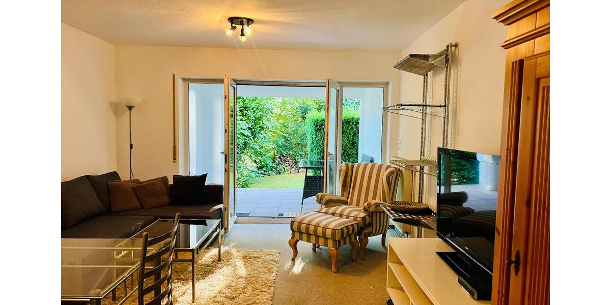 BNNi-Mö-möblierte, ruhige, schöne 2 ZKB mit Terrasse in Parknähe 2 zimmer