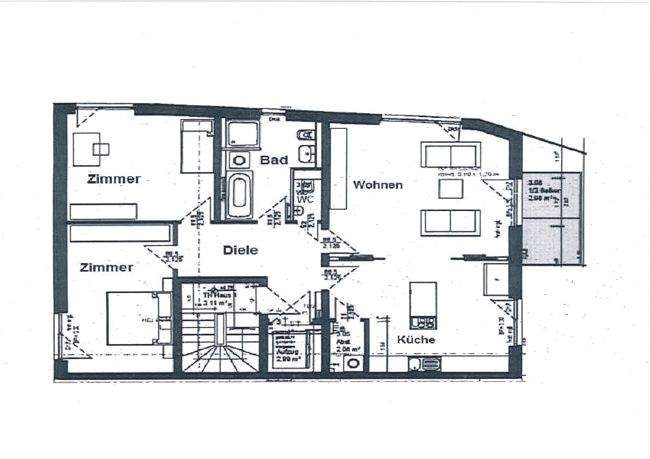 Etagenwohnung Brandenburg an der Havel Neustadt - 3 Zimmer, 112 m&sup2;, 1.422&euro; | Angebot:25697007